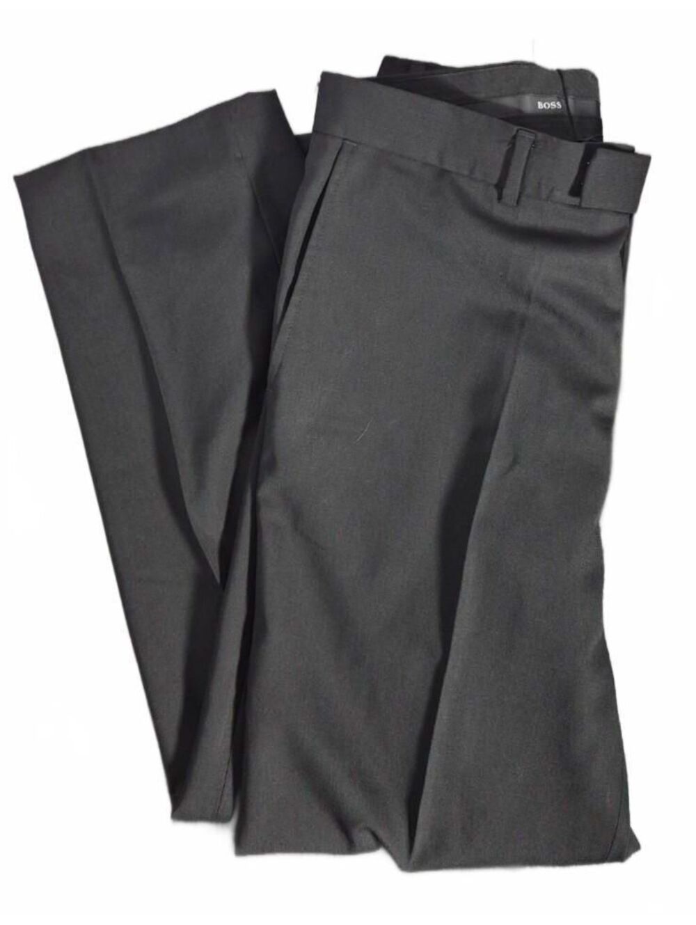 Hugo Boss James Brown Virgin Wool Black Dress Pants Mens Approx 32x29.5